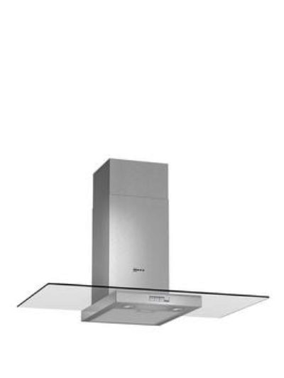 Neff D89Er22N0B 90Cm Built-In Chimney Cooker Hood - Stainless Steel
